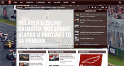 Desktop Screenshot of f1-serbia.com